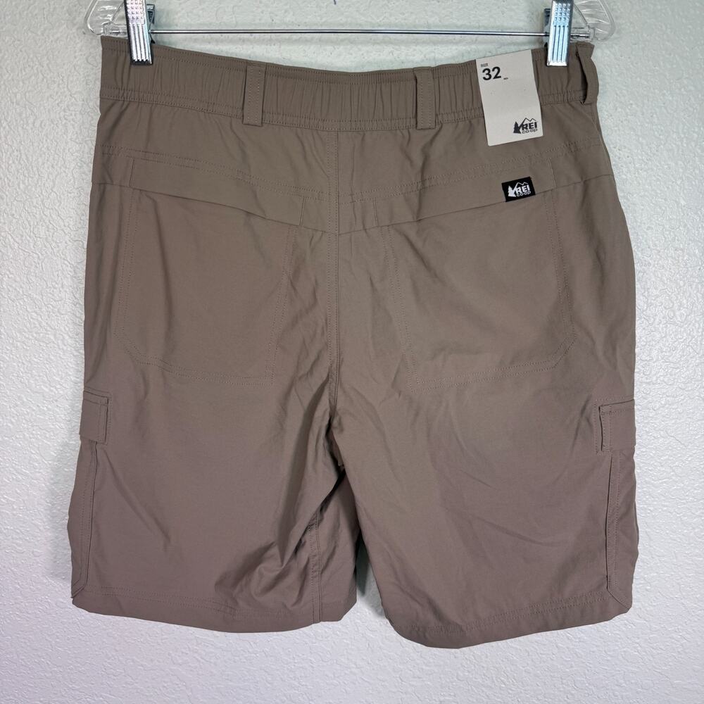 REI Shorts Mens 32 Sahara Cargo Camp Hike UPF 50 Lightweight Outdoor Camping NEW - Picture 2 of 10